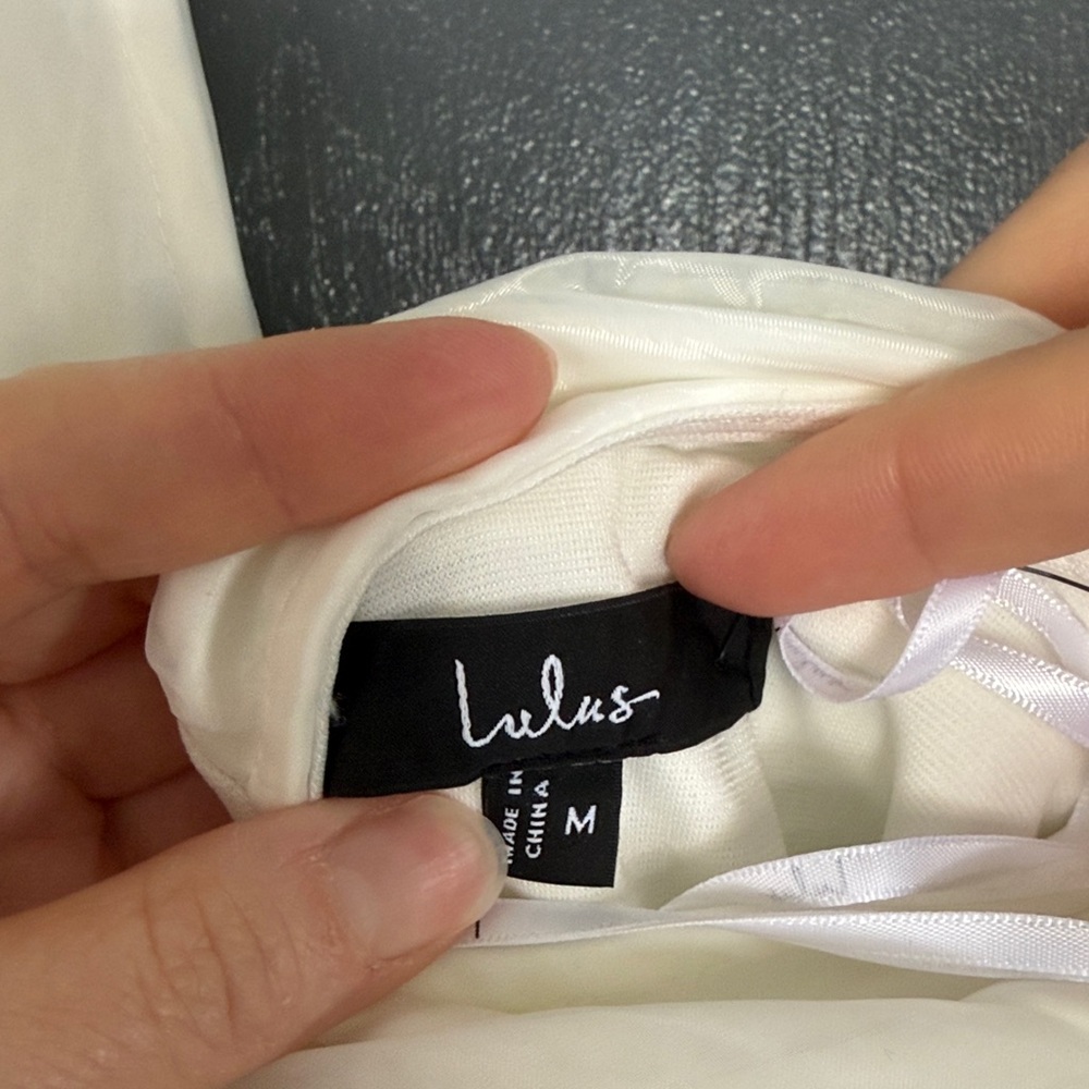 Lulu's Chic White Backless Dress - Picture 2 of 4